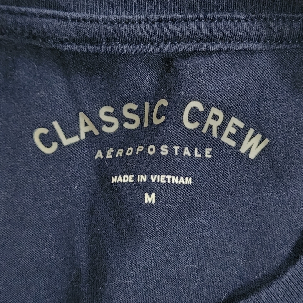 Aeropostale Women's Navy Blue Graphic Short Sleeve Tee Size M - Picture 8 of 11